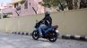 TVS Victor review motion rear three quarter