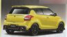 2017 Suzuki Swift Sport yellow rear three quarters rendering