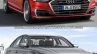 2018 Audi A8 vs. Audi 2014 Audi A8 - Old vs. New front three quarters right side