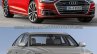 2018 Audi A8 vs. Audi 2014 Audi A8 - Old vs. New front three quarters