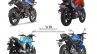 Bajaj Pulsar NS160 comparo rear three quarter right