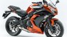 Kawasaki Ninja 400 orange front three quarter