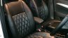 Maruti Vitara Brezza custom black leather upholstery front