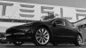 Production Tesla Model 3 front three quarters