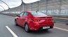 Russian-spec 2017 Kia Rio sedan rear three quarters left side