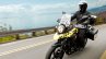 Suzuki V Strom 250 studio motion front three quarter