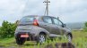 Datsun redi-GO 1.0 Review gray rear three quarters