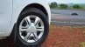 Datsun redi-GO 1.0 Review white front wheel cover