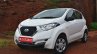 Datsun redi-GO 1.0 Review white three quarters