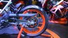 2017 KTM 390 Duke at Nepal Auto Show rear wheel