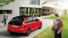 2017 Skoda Rapid Spaceback rear three quarters left side