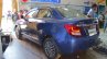 2017 Suzuki Dzire rear three quarter at the Nepal Auto Show