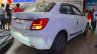 2017 Suzuki Dzire rear three quarters at the Nepal Auto Show