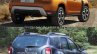 2018 Dacia Duster vs. 2014 Dacia Duster rear three quarters left side