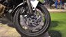 Bajaj Dominar 400 at Nepal Auto Show front wheel