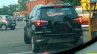 Ford EcoSport facelift spotted in Panther Black Titanium trim rear view