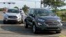 Ford EcoSport facelift spotted in Smokey Grey and Moondust silver