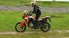 Honda Africa Twin India review action shot