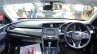 Honda Civic sedan dashboard at Nepal Auto Show 2017