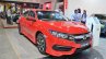 Honda Civic sedan front three quarters at Nepal Auto Show 2017