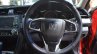 Honda Civic sedan steering wheel at Nepal Auto Show 2017