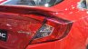 Honda Civic sedan tail lamp at Nepal Auto Show 2017