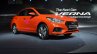 Hyundai Verna 2017 front three quarters flame orange