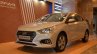 Hyundai Verna 2017 front three quarters sleek silver