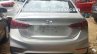 Hyundai Verna 2017 spied at dealer yard rear view