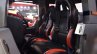 Mahindra Thar Daybreal seats at Nepal Auto Show 2017