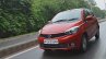 Tata Tiago AMT test drive review front three quarters action shot