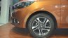 Tata Tigor dual spoke alloy wheel at Nepal Auto Show 2017