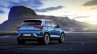 VW T-Roc rear three quarters