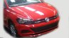 VW Virtus front fascia undisguised spy shot