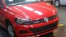 VW Virtus red front fascia spy shot Brazil