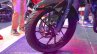 Yamaha FZ25 front wheel disc at the Nepal Auto Show 2017