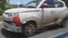 2017 Mahindra KUV100 (facelift) front three quarters in motion spy shot