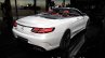 2017 Mercedes-AMG S 63 Cabriolet (facelift) rear three quarters at the IAA 2017