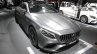 2017 Mercedes-AMG S 63 Coupe (facelift) front three quarters at the IAA 2017