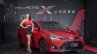 2017 Toyota Corolla X (facelift) front three quarters launch event