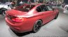 2018 BMW M5 First Edition rear three quarters at the IAA 2017 - Live