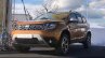 2018 Dacia Duster front snapped at an outdoor event