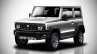 2018 Suzuki Jimny Rendering front three quarters silver