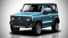 2018 Suzuki Jimny soft-top blue rendering