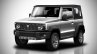 2018 Suzuki Jimny soft-top silver rendering