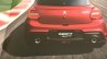 2018 Suzuki Swift Sport rear leaked brochure