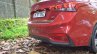 Hyundai Verna 2017 test drive review rear bumper