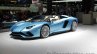 Lamborghini Aventador S Roadster front three quarters at the IAA 2017