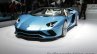 Lamborghini Aventador S Roadster front three quarters left side at the IAA 2017