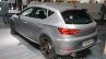 SEAT Leon Cupra R taillamp, exhaust and bumper at IAA 2017